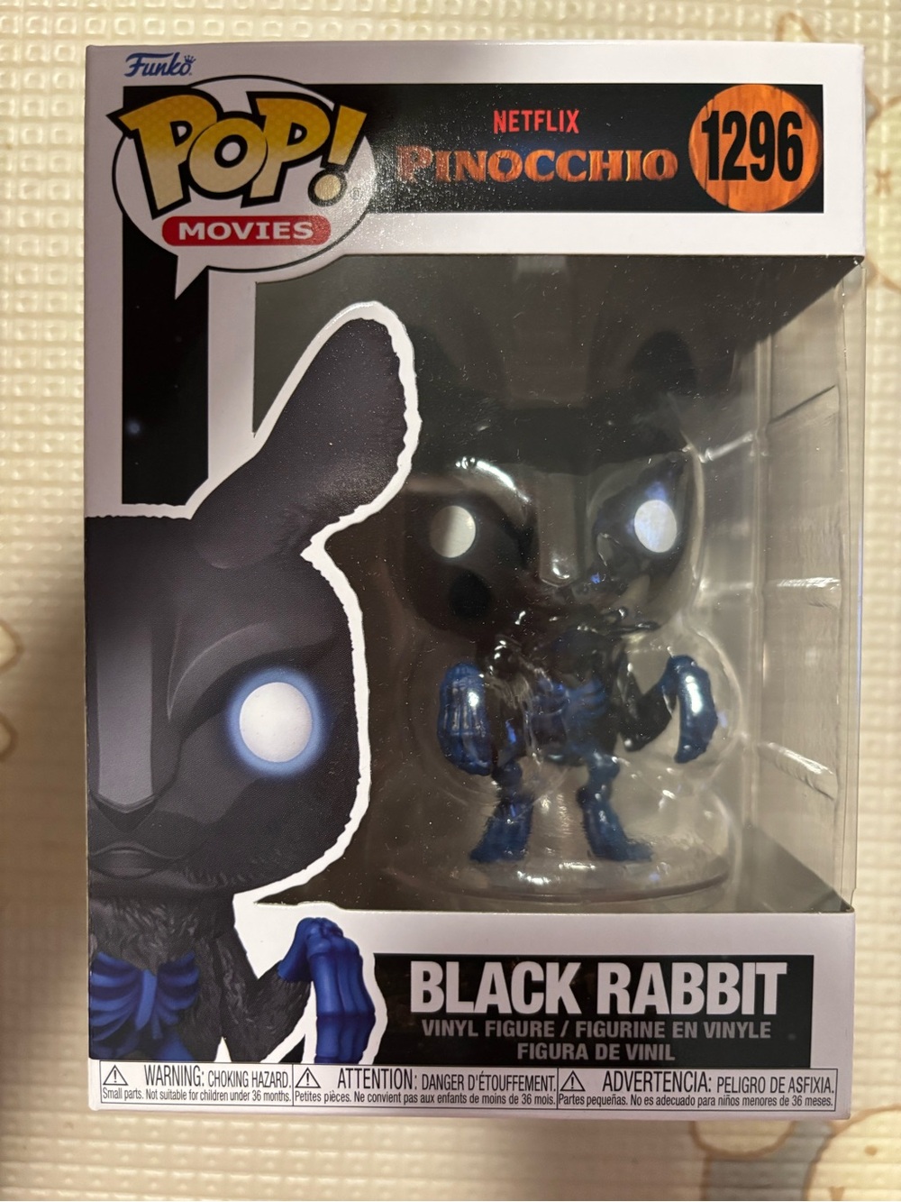 Funko Pop! Movies Black Rabbit Metallic Blue & Black Vinyl Figure